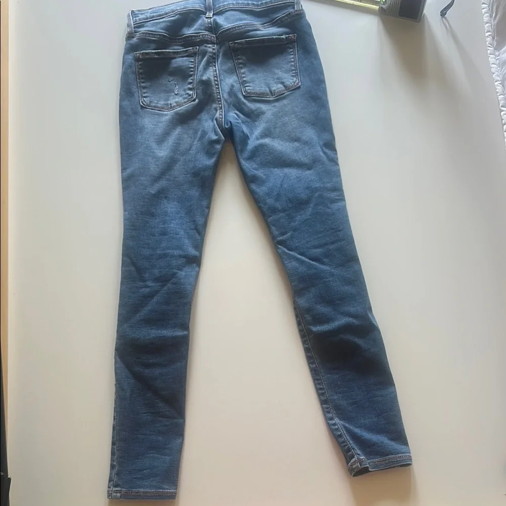 Old Navy Girls’ Distressed Blue Skinny Jeans
